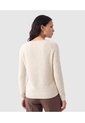 Saco Tejido Escote V Para Mujer  Para Mujer Crema Patprimo de Patprimo