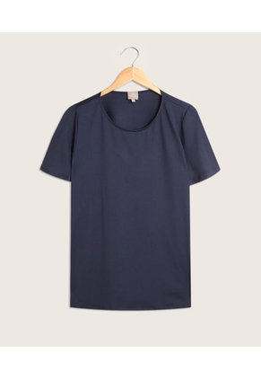 Camiseta Para Mujer Manga Corta Color Azul  Marca Patprimo #14091257