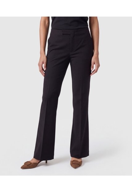Pantalón Bota Semiacampanada Para Mujer  Para Mujer Negro Patprimo