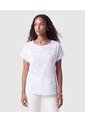 Blusa Manga Corta Dobladillo Para Mujer  Para Mujer Azul Patprimo de Patprimo