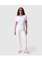 Blusa Manga Corta Dobladillo Para Mujer  Para Mujer Azul Patprimo de Patprimo