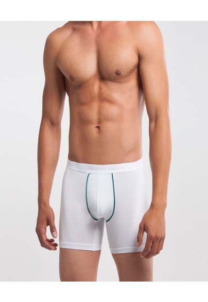 Boxer Para Hombre Filete Medio Color Hueso Marca Patprimo #10520
