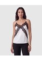 Blusa Lencera Con Encaje Para Mujer  Para Mujer Blanco Patprimo de Patprimo