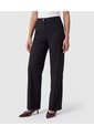 Pantalón Bota Ancha Tiro Alto Para Mujer  Para Mujer Negro Patprimo de Patprimo