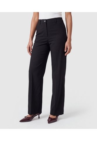 Pantalón Bota Ancha Tiro Alto Para Mujer  Para Mujer Negro Patprimo Patprimo