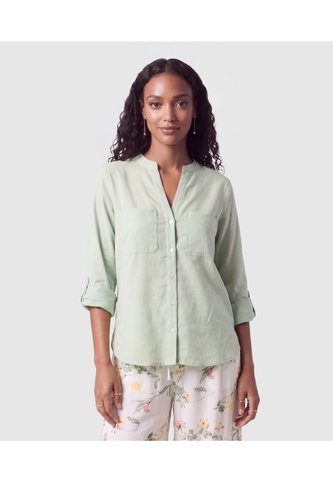 Blusa Manga Ajustable Para Mujer  Para Mujer Verde Patprimo Patprimo