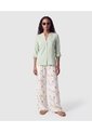 Blusa Manga Ajustable Para Mujer  Para Mujer Verde Patprimo de Patprimo