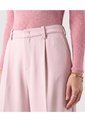 Pantalón Tiro Alto Con Pinzas Para Mujer  Para Mujer Rosa Patprimo de Patprimo