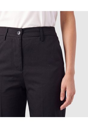 Pantalón Bota Ancha Tiro Alto Para Mujer  Para Mujer Negro Patprimo