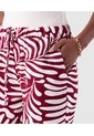 Bermuda Encauchada Con Cordón Para Mujer  Para Mujer Vino Patprimo de Patprimo