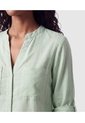 Blusa Manga Ajustable Para Mujer  Para Mujer Verde Patprimo de Patprimo