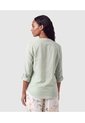 Blusa Manga Ajustable Para Mujer  Para Mujer Verde Patprimo de Patprimo