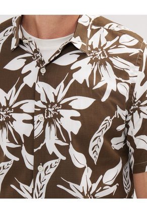 Camisa Para Hombre Manga Corta Sin Bolsillo Color Verde  Marca Patprimo #44013013