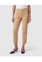 Pantalón Capri Con Abertura Para Mujer  Para Mujer Café Patprimo de Patprimo