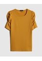 Camiseta Para Mujer Manga Corta Color Amarillo  Marca Patprimo #30093545 de Patprimo