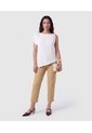 Pantalón Capri Con Abertura Para Mujer  Para Mujer Café Patprimo de Patprimo