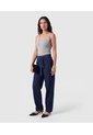 Jean Fit Barrel Con Cinturón Para Mujer  Para Mujer Azul Patprimo de Patprimo