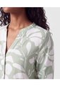 Blusa Manga Ajustable Para Mujer  Para Mujer Verde Patprimo de Patprimo
