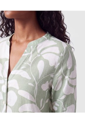 Blusa Manga Ajustable Para Mujer  Para Mujer Verde Patprimo
