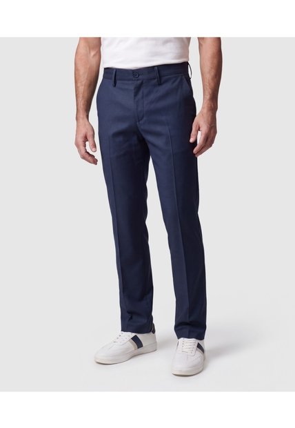 Pantalón Chino Corte Recto Para Hombre  Para Hombre Azul Patprimo