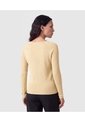Saco Tejido Escote V Para Mujer  Para Mujer Dorado Patprimo de Patprimo