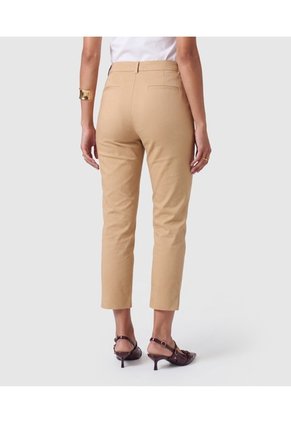 Pantalón Capri Con Abertura Para Mujer  Para Mujer Café Patprimo