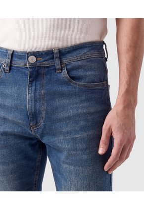 Jean Skinny Cinco Bolsillos Para Hombre  Para Hombre Azul Patprimo