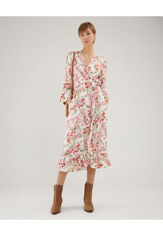 Chaqueta Para Mujer Kimono Color Rojo  Marca Patprimo #30080528 Patprimo