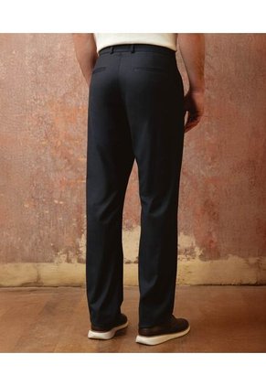 Pantalón Recto Formal Clásico   Para Hombre Azul Patprimo