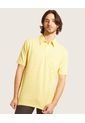 Polo Para Hombre Cuello Maquina Con Bolsillo Color Amarillo  Marca Patprimo #44111106 de Patprimo