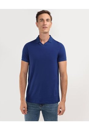 Polo Para Hombre Cuello Tejido Sin Bolsillo Color Azul  Marca Patprimo #44112557