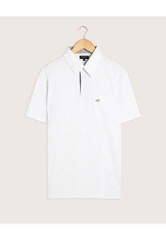 Polo  Para Hombre Cuello Maquina Con Bolsillo Color Blanco Marca Patprimo #44110981 Patprimo