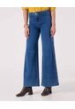 Jean Para Mujer Wide-Leg Color Azul Marca Patprimo #30160479 de Patprimo
