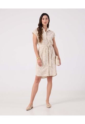 Vestido Para Mujer M/C Corto Color Beige Marca Patprimo #30171054 Patprimo