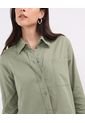 Camisa Para Mujer Manga Larga Color Verde  Marca Patprimo #30010649 de Patprimo