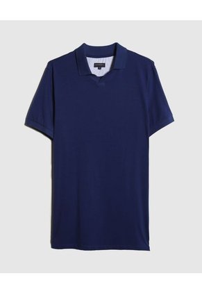 Polo Para Hombre Cuello Tejido Sin Bolsillo Color Azul  Marca Patprimo #44112557