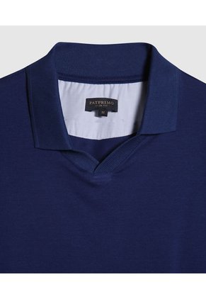 Polo Para Hombre Cuello Tejido Sin Bolsillo Color Azul  Marca Patprimo #44112557