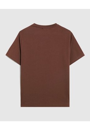 Camiseta  Para Mujer Manga Corta Cuello Redondo Color Café Marca Patprimo #30093858