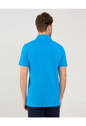 Polo Para Hombre Cuello Maquina Con Bolsillo Color Azul Claro Marca Patprimo #44112699