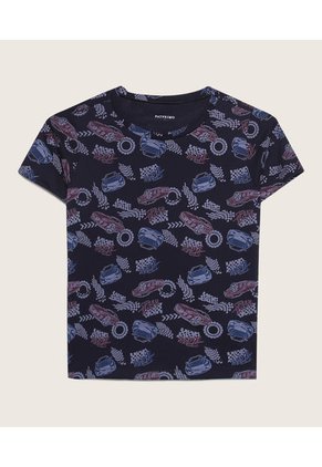 Pijama Para Niño M/C P/C Color Azul  Marca Patprimo #66040048