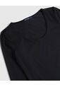 Camiseta  Para Mujer Manga 3/4 Cuello Redondo Color Negro Marca Patprimo #30097785 de Patprimo