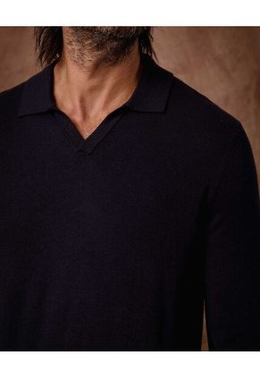 Polo  Para Hombre Cuello Tejido Sin Bolsillo Color Azul Marca Patprimo #44112788