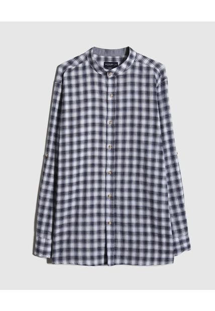 Camisa Para Hombre Manga Larga Sin Bolsillo Color Blanco Marca Patprimo #44013012