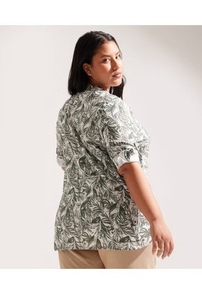 Blusa Para Mujer Manga 3/4 Color Verde Marca Patprimo #14121311