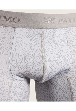 Boxer X1 Para Hombre Fleat Seamer Medio Color Gris Oscuro Marca Patprimo #44000413