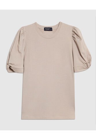 Camiseta Para Mujer Manga Corta Color Beige Marca Patprimo #30093657 Patprimo