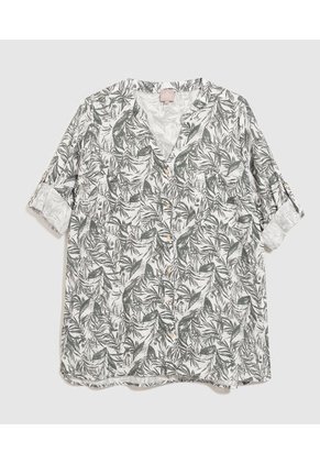 Blusa Para Mujer Manga 3/4 Color Verde Marca Patprimo #14121311