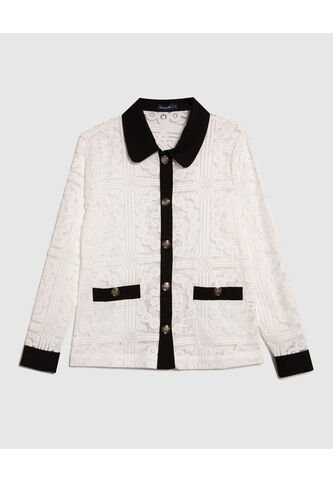 Chaqueta Para Mujer Desestructurada Color Blanco Marca Patprimo #30080544 Patprimo