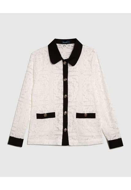 Chaqueta Para Mujer Desestructurada Color Blanco Marca Patprimo #30080544