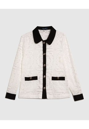 Chaqueta Para Mujer Desestructurada Color Blanco Marca Patprimo #30080544